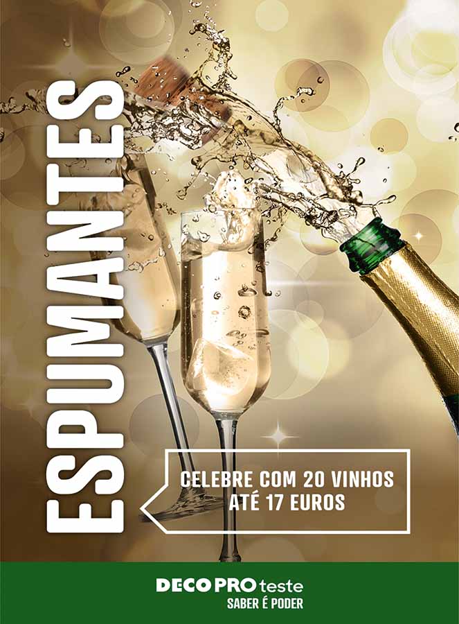 Capa de ebook sobre espumantes